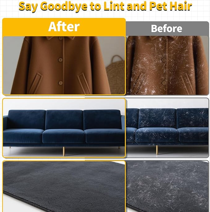 Reusable Double-Sided Pet Hair Removal Glove