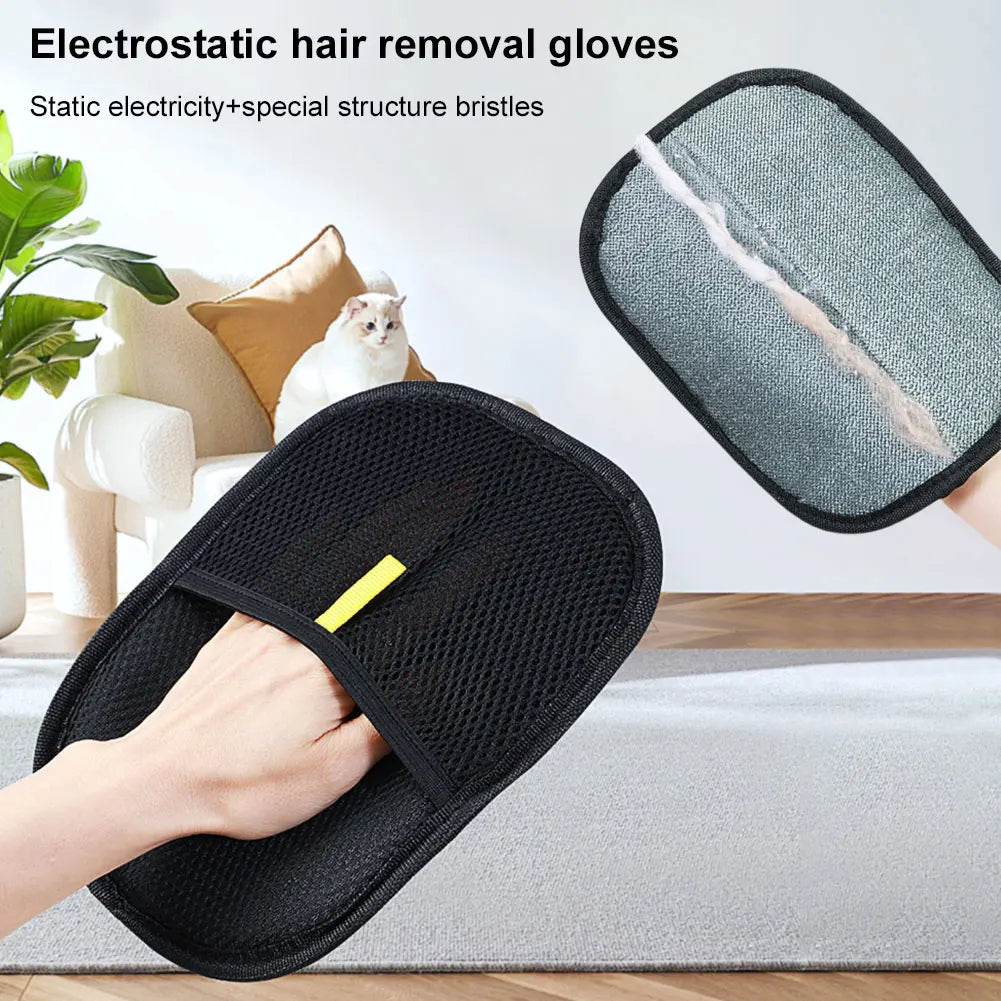 Reusable Double-Sided Pet Hair Removal Glove