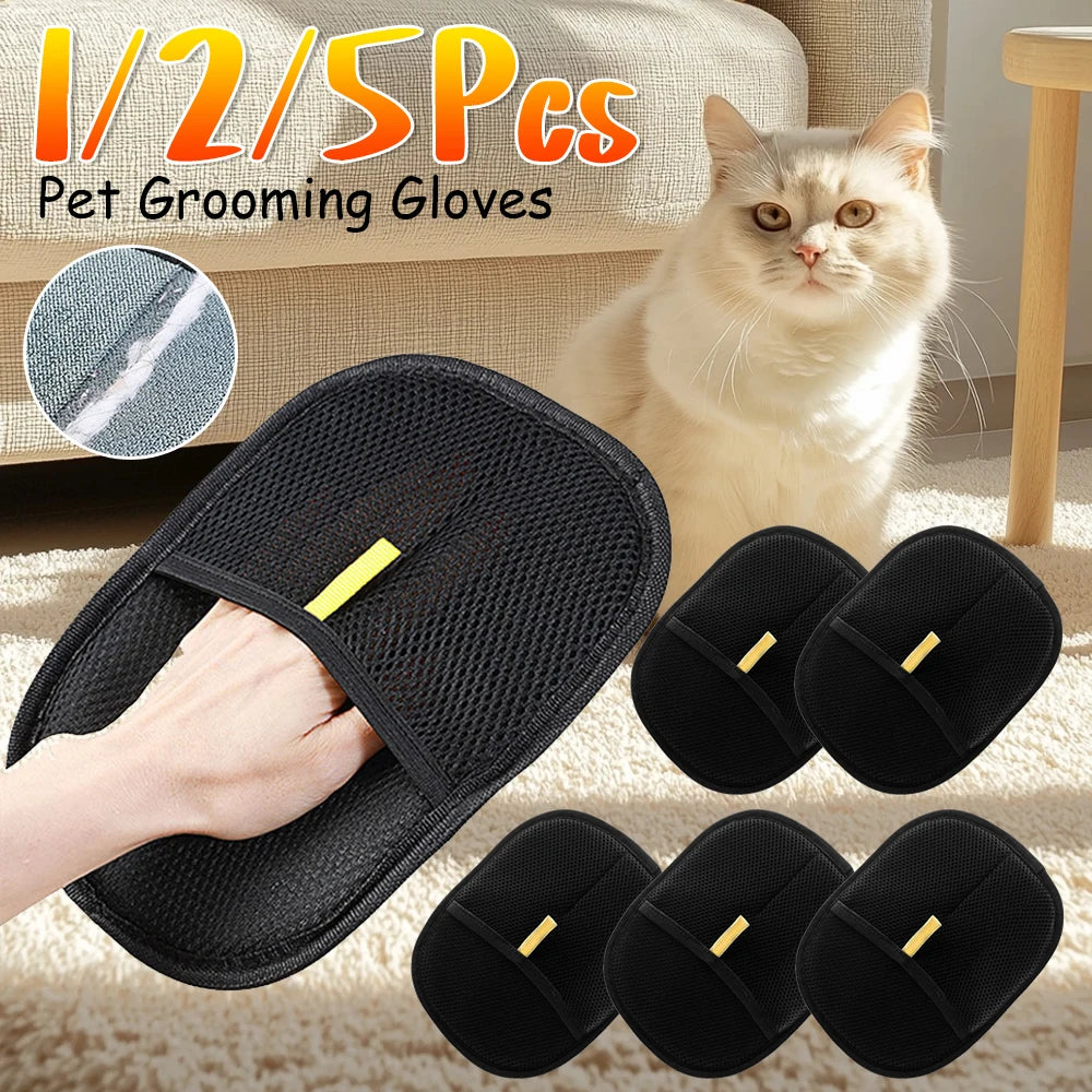 Reusable Double-Sided Pet Hair Removal Glove